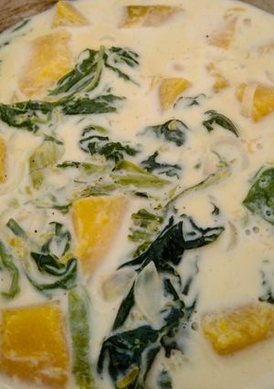 Gambar Masak Lemak Kuning Labu + Daun Mulberi (MENU RAHMAH)