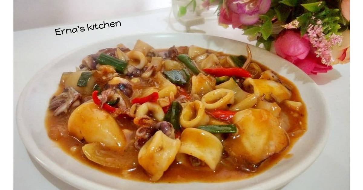 Resep Cumi Pedas Manis Oleh Ernas Kitchen Cookpad