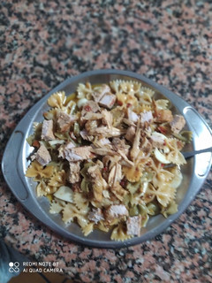 Una foto de Ensalada templada de pasta