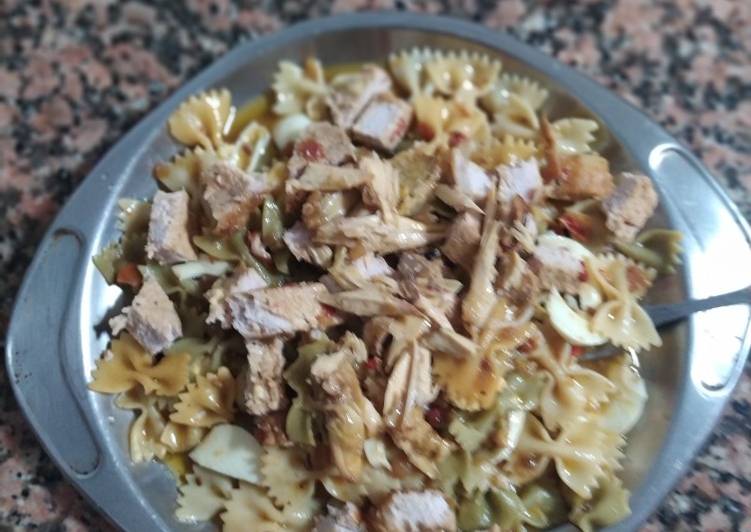 Ensalada templada de pasta
