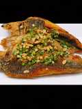 SP.0624 - Cá Lóc Chiên Mỡ Hành Đậu Phộng