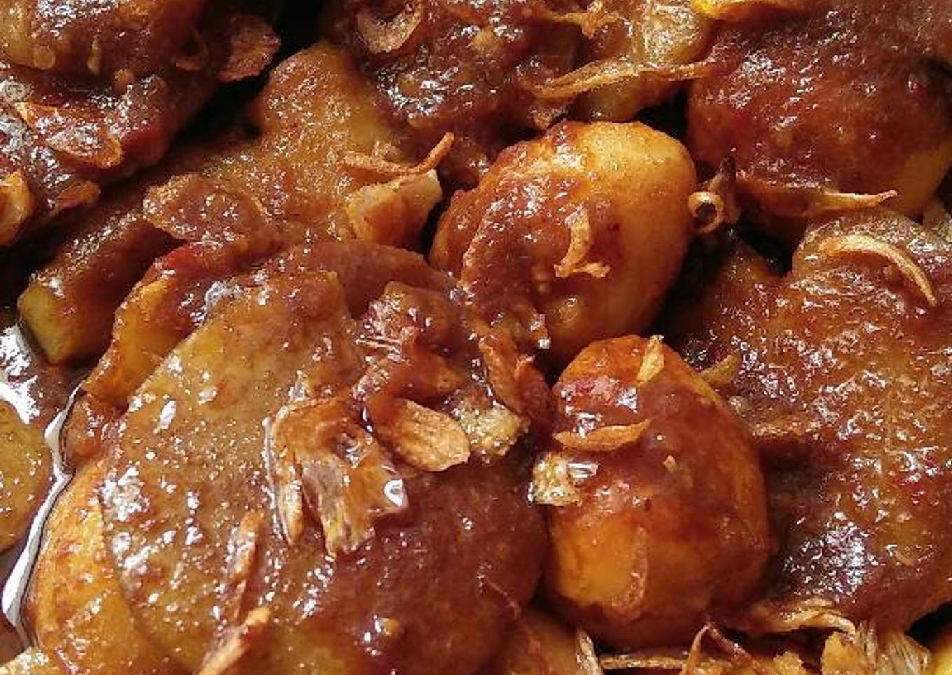 Semur jengkol telur puyuh
