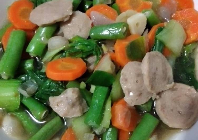 Cara Mudah Bikin Sayur capcai sederhana, Enak