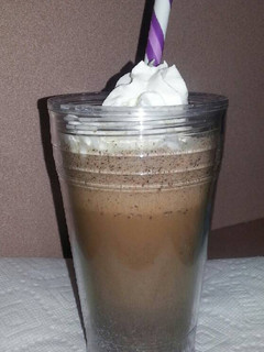A picture of " Dunkin Donuts " Oreo Coffee Coolatta.