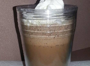 A picture of " Dunkin Donuts " Oreo Coffee Coolatta.