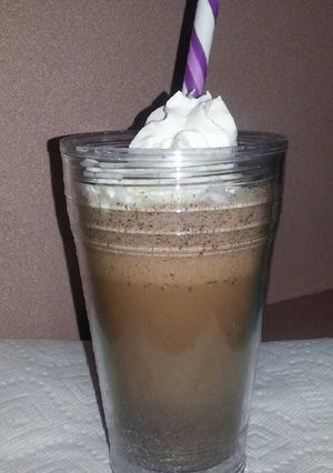 A picture of " Dunkin Donuts " Oreo Coffee Coolatta.