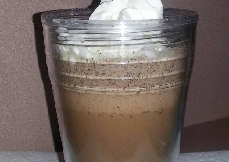 Easiest Way to Make Homemade &#34; Dunkin Donuts &#34; Oreo Coffee Coolatta