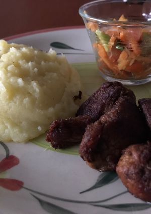 Una foto de Cochino frito