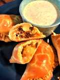 Wagyu Chorizo Empanadas with Roasted Poblano Crema