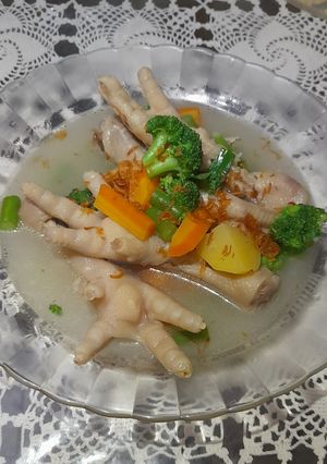 Foto resep 82. Sup Ceker dan Sayuran