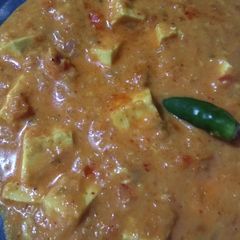 Shahi paneer A picture of Shahi paneer.