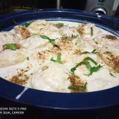 A picture of Chana dal bhalla.