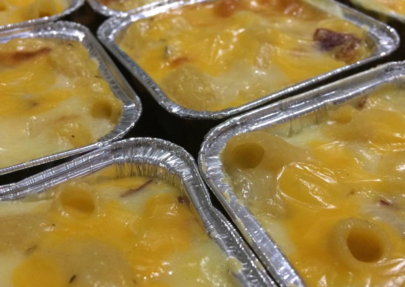 Macaroni panggang cheesy