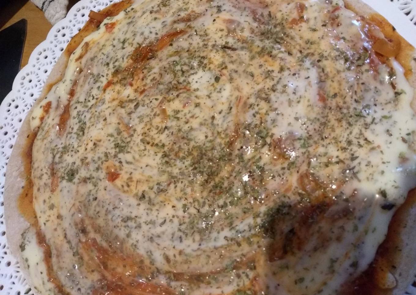 Pizza de harinas mixtas