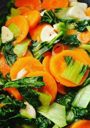 Foto resep Tumis Sawi Mudah ala Pasutri Kost