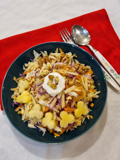 عکسی از دستور سالاد به