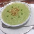 Crema de Arvejas con Camarón