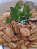 Gnocchetti sardi con fagioli e cozze
