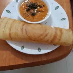 A picture of Yellow Mungdal Dosa (No Rice Dosa).