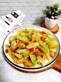 Tumis Labu Siam Tempe