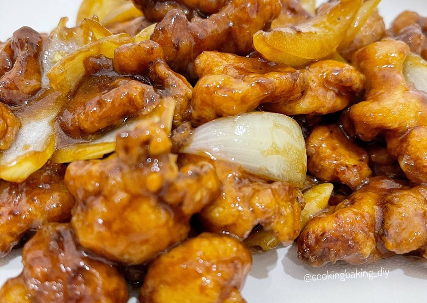 Ayam Koloke Saus Inggris