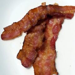 Baked Crispy Bacon A picture of Baked Crispy Bacon.
