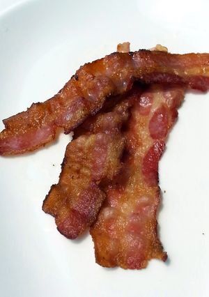 A picture of Baked Crispy Bacon.
