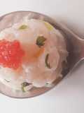 Amuse-bouche gambero e burrata