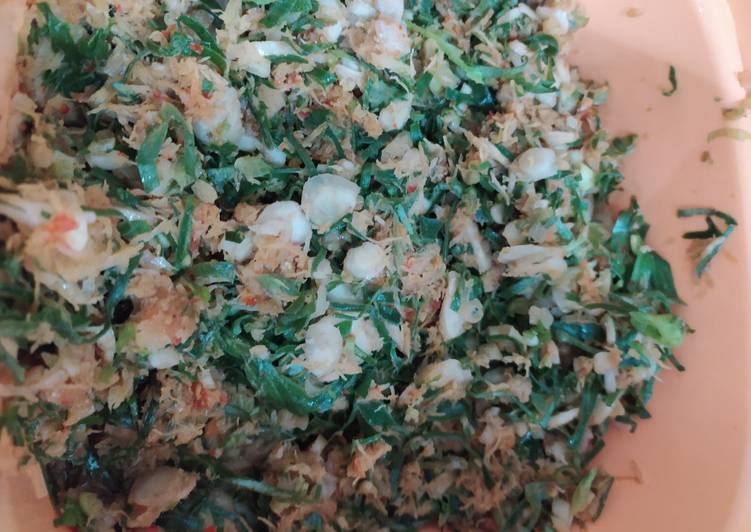 Urap daun kencur