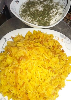 عکسی از دستور رشته پلو متفاوت