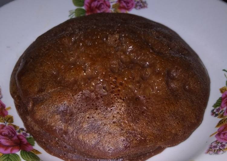 Pancake Coklat Eggless