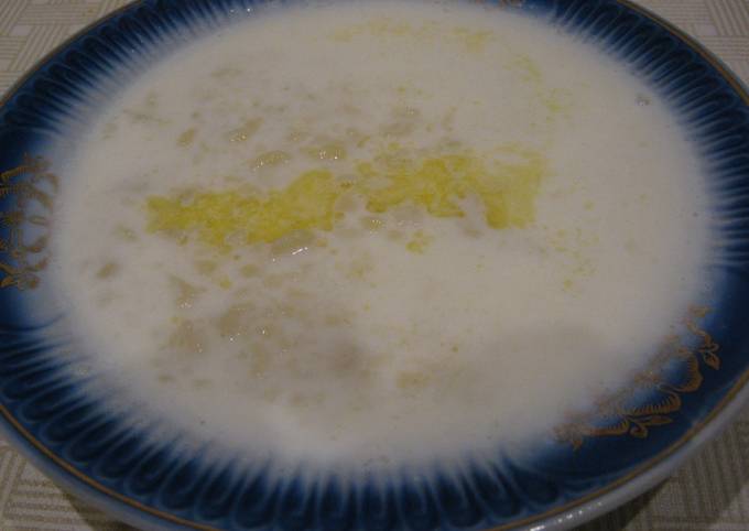 Белорусский молочный суп "Зацірка"