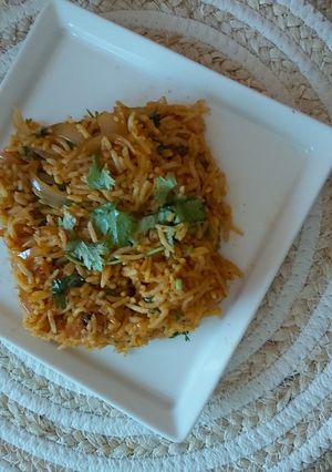 A picture of Tomato rice.