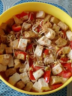Foto resep Tumis toge tempe tahu