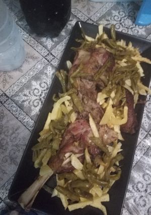 A picture of Oven-Roasted Lamb Shoulder.