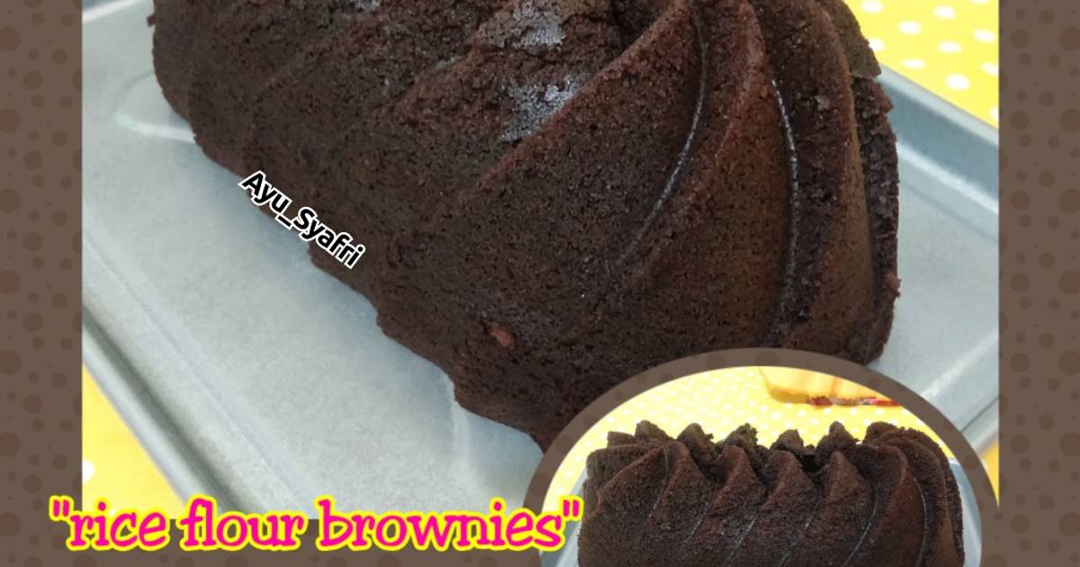 Resep Rice Flour Brownies (gluten free) oleh Ayu_Syafri Cookpad