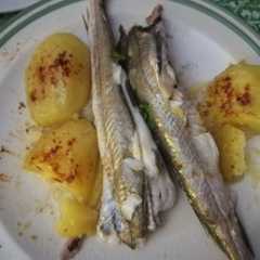 Foto principal de Pescada al horno con patatas