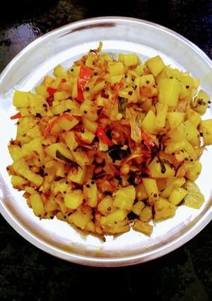 A picture of Aloo fry...A simple and yummy dish.