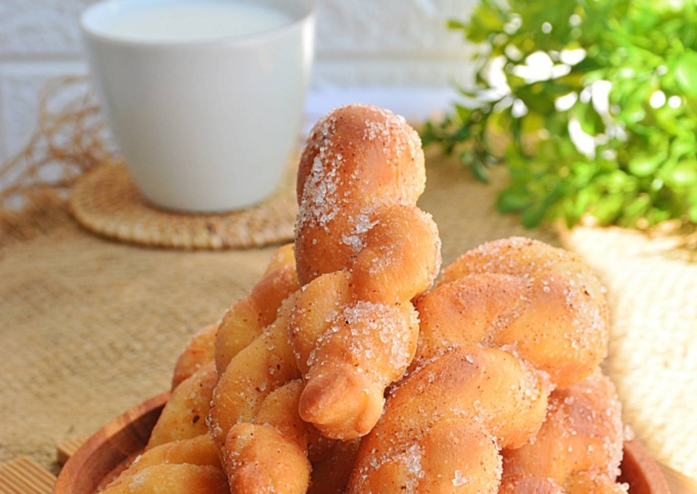 Kkwabaegi / Donat Kepang / Twisted Korean Doughnut