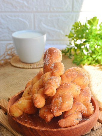 Bagaimana Menyiapkan Kkwabaegi / Donat Kepang / Twisted Korean Doughnut Anti Gagal
