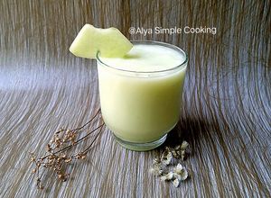 Foto resep Smoothies Melon Simple