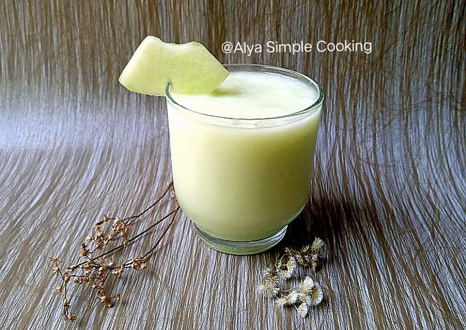 Resep Smoothies Melon Simple Oleh Alya Nurfitri🍳 Cookpad