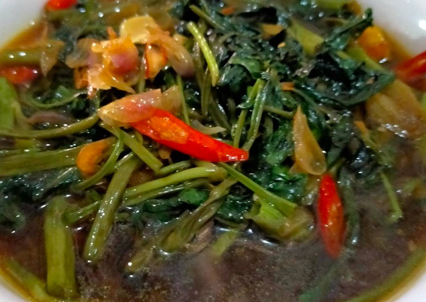Tumis Kangkung Rebon Udang