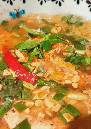 Hình của món Canh chua tôm.