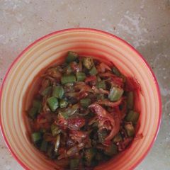 A picture of Masalah bhindi # Eid kay pkwan.