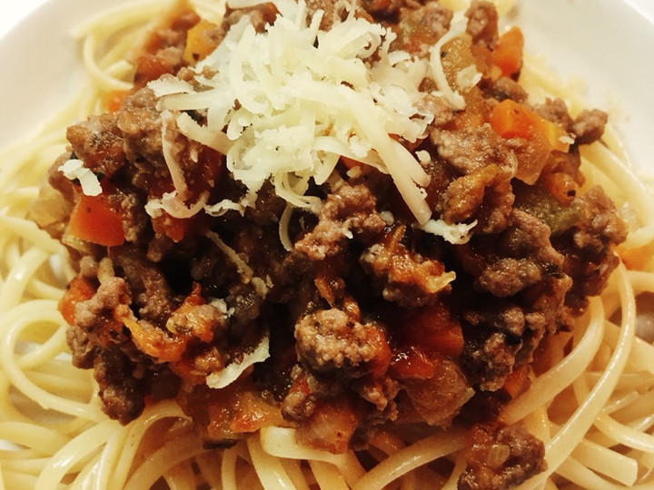 Resep: Spagheti Bolognaise (saus homemade) Anti Gagal