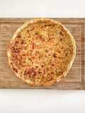 Leek, Onion, and Bacon Tart