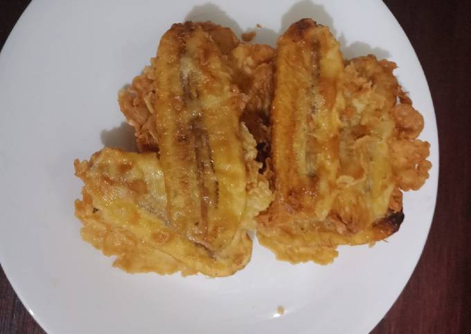 Pisang Goreng Kriuk Pakai Tepung Beras