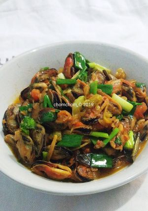 Foto resep Kerang Masak Daun Bawang