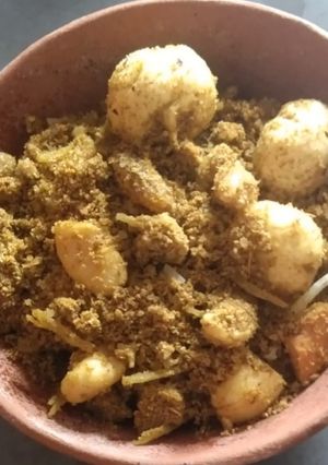 धनिए की पंजरी(dhaniya panjiri recipe in hindi) रेसिपी मुख्य फोटो